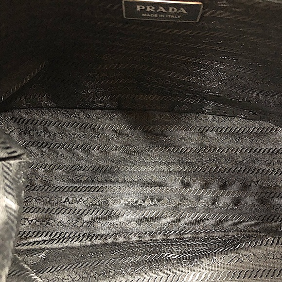 AUTHENTIC PRADA Tessuto Black Nylon Shoulder Bag Purse - Picture 10 of 16